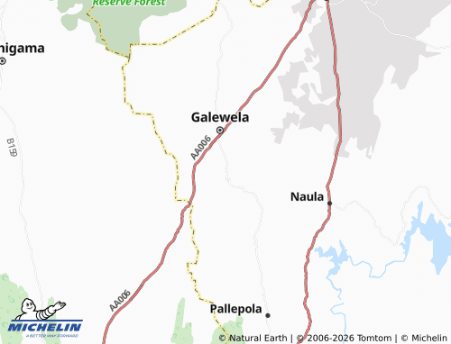 MICHELIN Medabedda North map - ViaMichelin