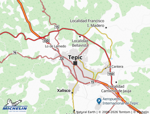 MICHELIN Acayapán map - ViaMichelin