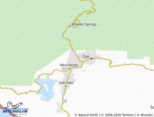 Mappa MICHELIN Meiners Oaks - ViaMichelin