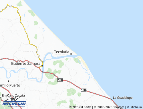 Mapa MICHELIN Bocana del Río - ViaMichelin