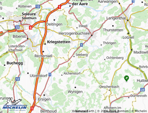 Mappa MICHELIN Seeberg - ViaMichelin