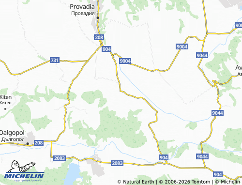 Mappa MICHELIN Bozveliysko - ViaMichelin