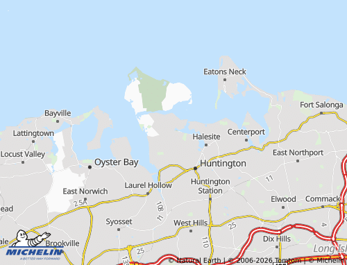 Mapa MICHELIN Lloyd Harbor - ViaMichelin