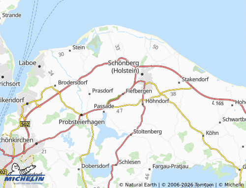 MICHELIN Fiefbergen map - ViaMichelin