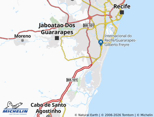 Mapa MICHELIN Muribeca - ViaMichelin