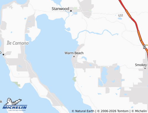 Mappa MICHELIN Warm Beach - ViaMichelin