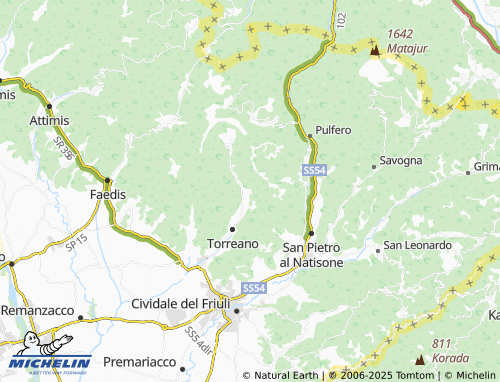 MICHELIN Costa map - ViaMichelin