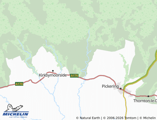 Carte MICHELIN Appleton-le-Moors - ViaMichelin