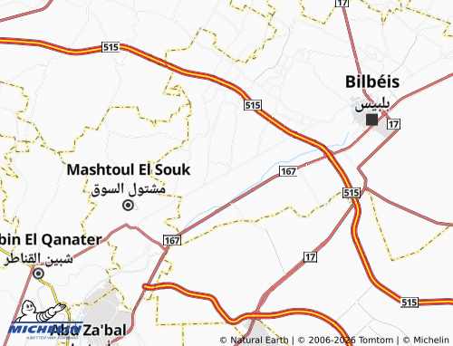 Mappa MICHELIN Anshas al-Raml - ViaMichelin
