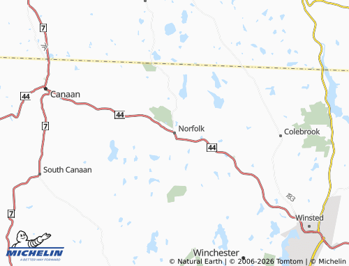 Mappa MICHELIN Norfolk - ViaMichelin