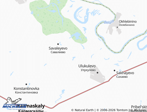 MICHELIN Bishaul-Ungarovo map - ViaMichelin