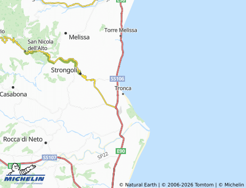 MICHELIN-Landkarte Tronca - ViaMichelin