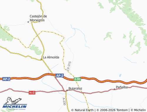 MICHELIN Valfarta map - ViaMichelin