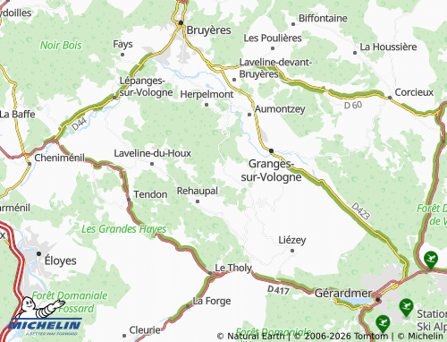 Mappa MICHELIN Champdray - ViaMichelin