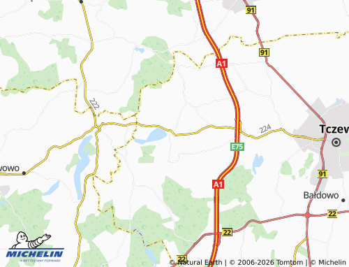 Carte MICHELIN Turze - ViaMichelin