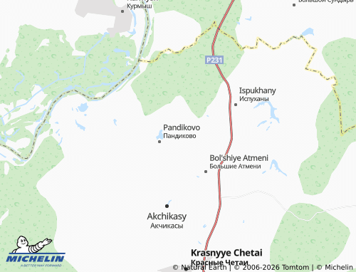 MICHELIN-Landkarte Khirlukasy - ViaMichelin
