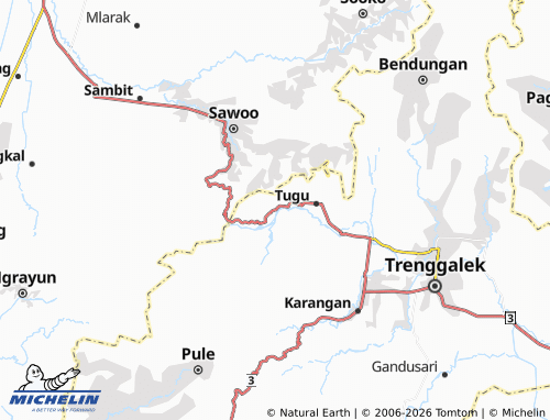 Carte MICHELIN Pucanganak - ViaMichelin