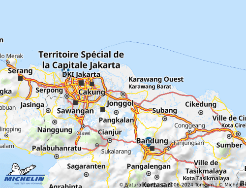 MICHELIN Karawang map - ViaMichelin