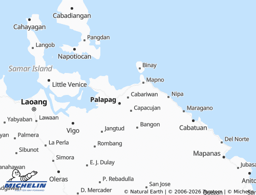 MICHELIN Cabariwan map - ViaMichelin