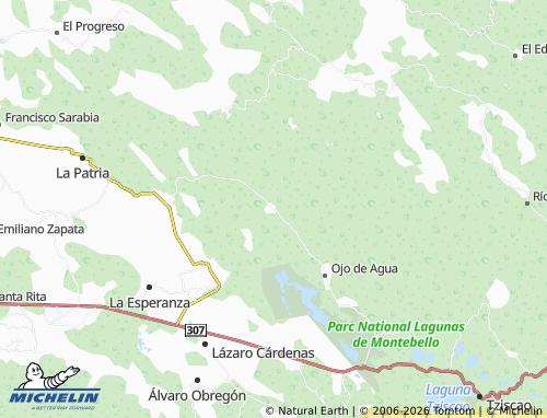 MICHELIN El Naranjo map - ViaMichelin