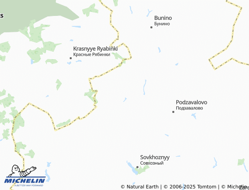 MICHELIN Tulupovo map - ViaMichelin