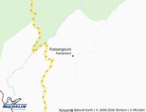 MICHELIN Fassankoni map - ViaMichelin