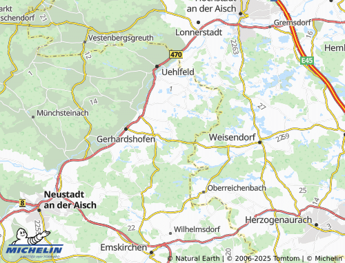 MICHELIN-Landkarte Linden - ViaMichelin