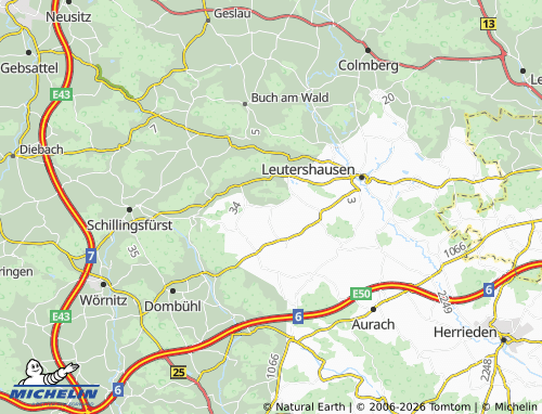 MICHELIN Steinberg map - ViaMichelin