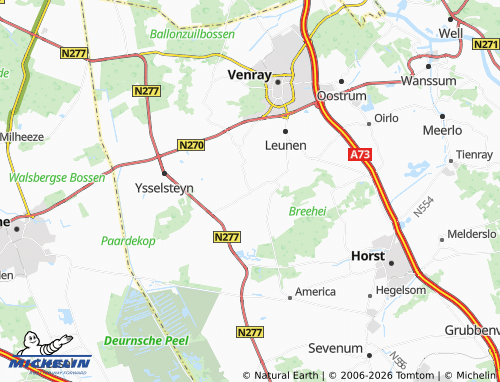 Mapa MICHELIN Veulen - ViaMichelin