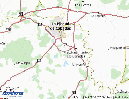 Mappa MICHELIN Los Melgoza - ViaMichelin