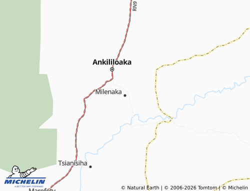 Mappa MICHELIN Milenaka - ViaMichelin