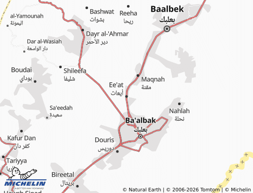 Mappa MICHELIN Ee'at - ViaMichelin