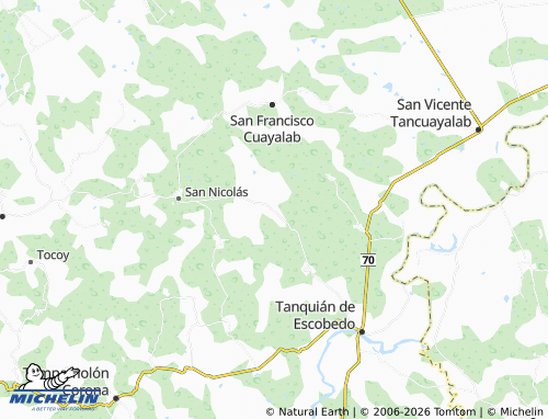 MICHELIN La Cebadilla map - ViaMichelin