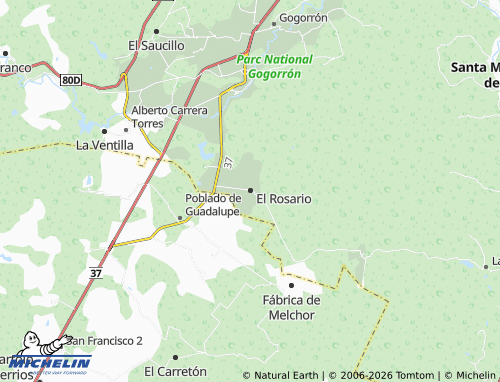 Mappa MICHELIN El Rosario - ViaMichelin