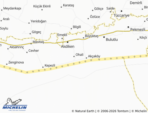 MICHELIN Ohali map - ViaMichelin