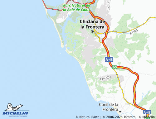 MICHELIN La Barrosa map - ViaMichelin