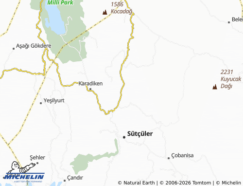 Mappa MICHELIN Boğazköy - ViaMichelin