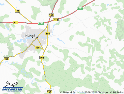 Mapa MICHELIN Glaudžiai - ViaMichelin