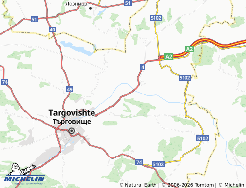 MICHELIN-Landkarte Probuda - ViaMichelin