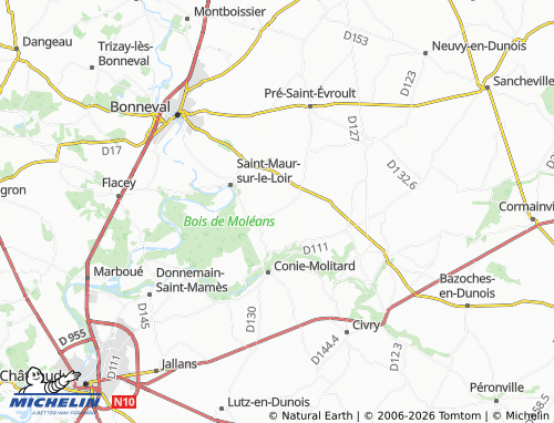 MICHELIN Givais map - ViaMichelin