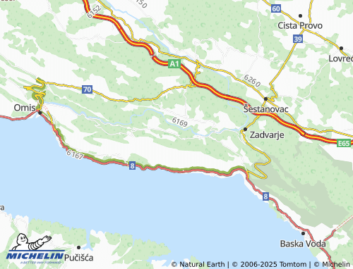 MICHELIN Vukosavići map - ViaMichelin