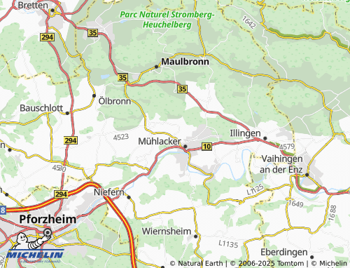 MICHELIN Erlenbach map - ViaMichelin