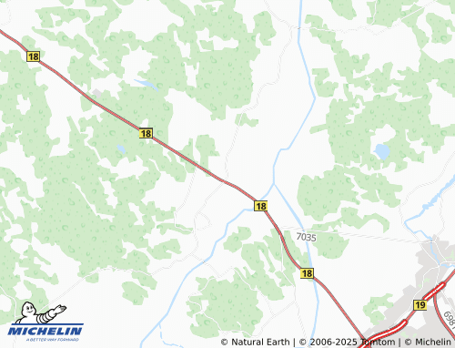 MICHELIN Halkosaari map - ViaMichelin