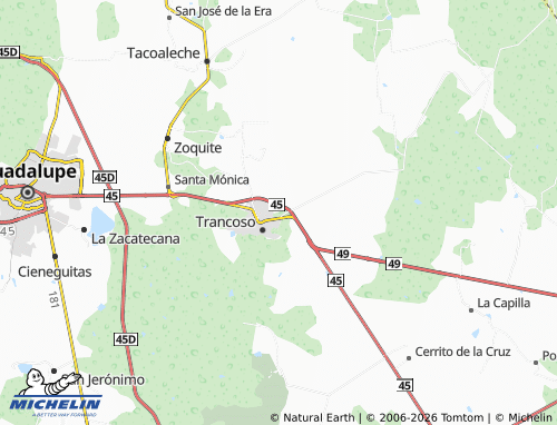 MICHELIN El Salto map - ViaMichelin
