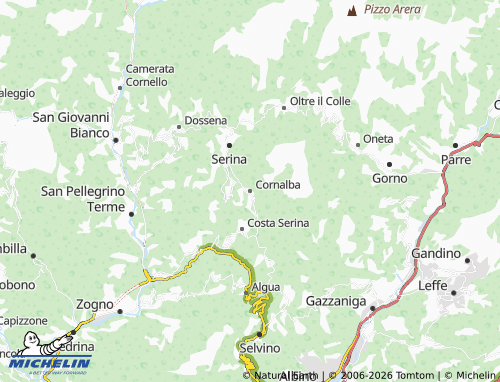 MICHELIN Cornalba map - ViaMichelin