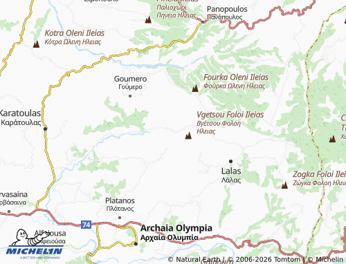 Carte MICHELIN Neraida - ViaMichelin