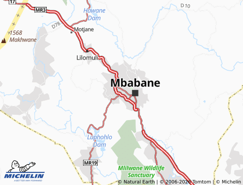 Carte MICHELIN Selection Park - ViaMichelin