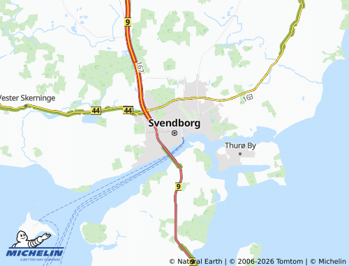 MICHELIN Svendborg map - ViaMichelin
