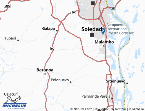Mapa MICHELIN Aguada - ViaMichelin