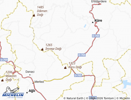 MICHELIN Afşarimam map - ViaMichelin